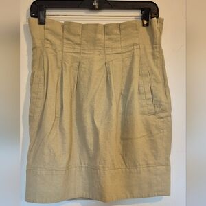 BCBGMaxAzria Elegant Cream Skirt